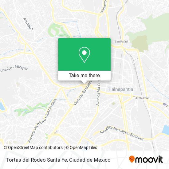 Tortas del Rodeo Santa Fe map