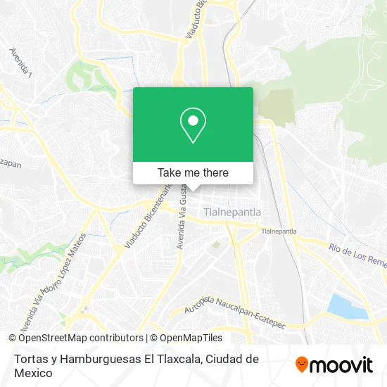 Tortas y Hamburguesas El Tlaxcala map