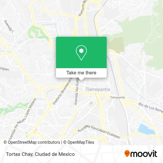 Tortas Chay map