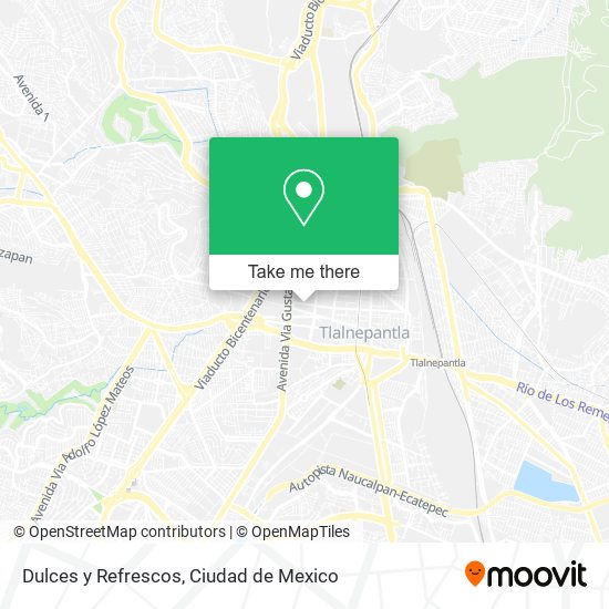 Mapa de Dulces y Refrescos