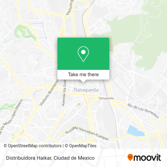 Distribuidora Haikar map