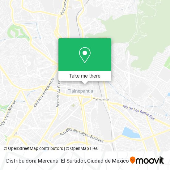 Distribuidora Mercantil El Surtidor map