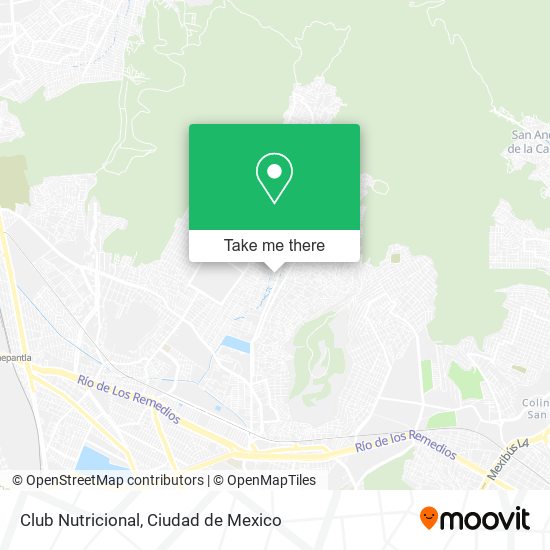 Club Nutricional map