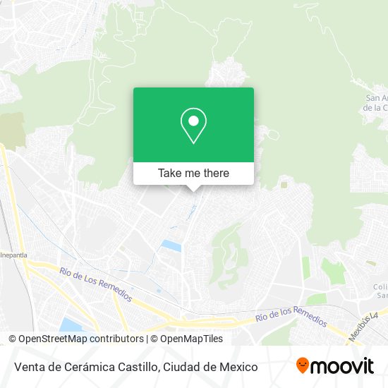 Venta de Cerámica Castillo map