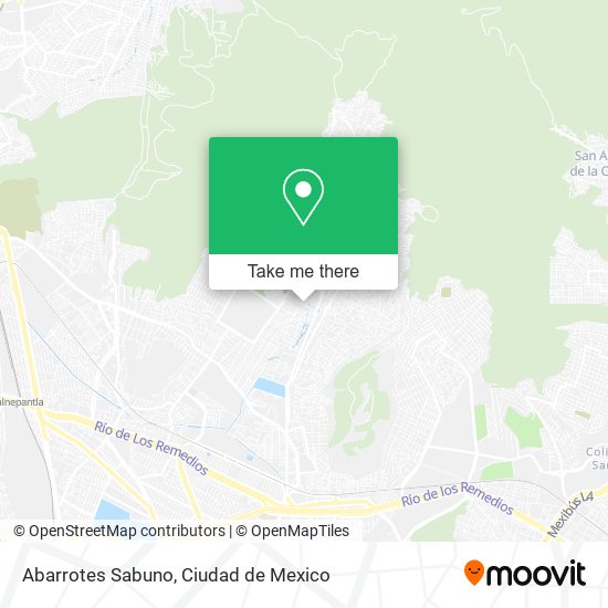 Abarrotes Sabuno map