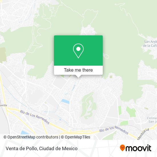 Mapa de Venta de Pollo