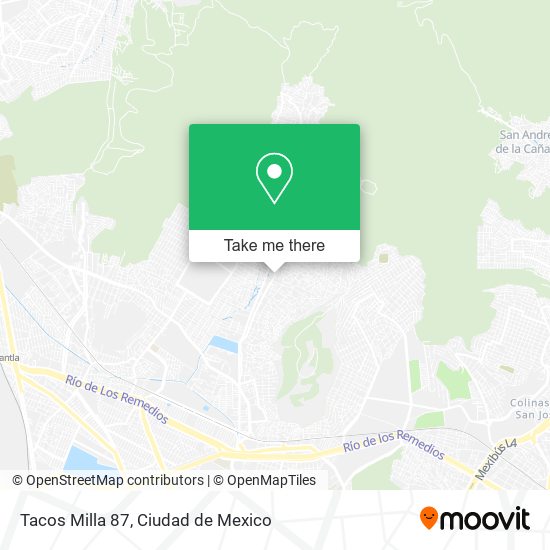Tacos Milla 87 map