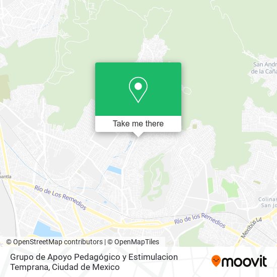 Grupo de Apoyo Pedagógico y Estimulacion Temprana map