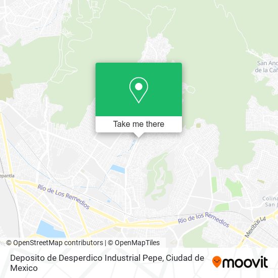 Mapa de Deposito de Desperdico Industrial Pepe
