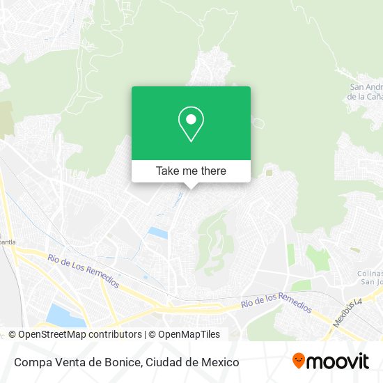 Compa Venta de Bonice map