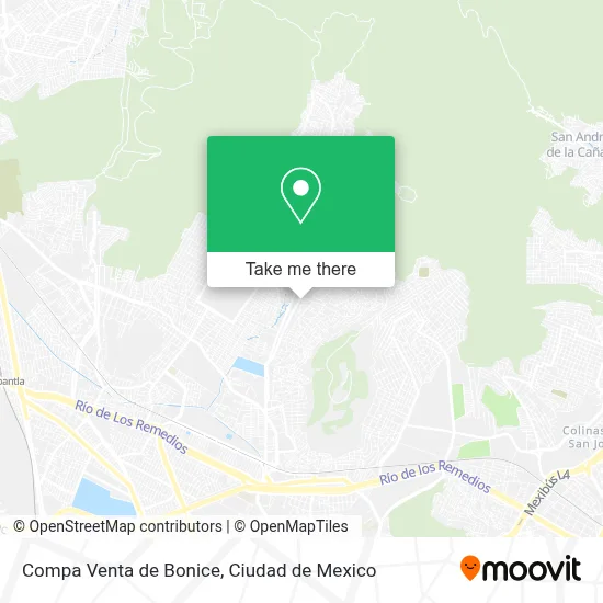 Compa Venta de Bonice map