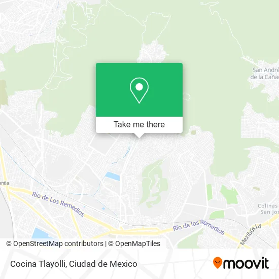 Mapa de Cocina Tlayolli