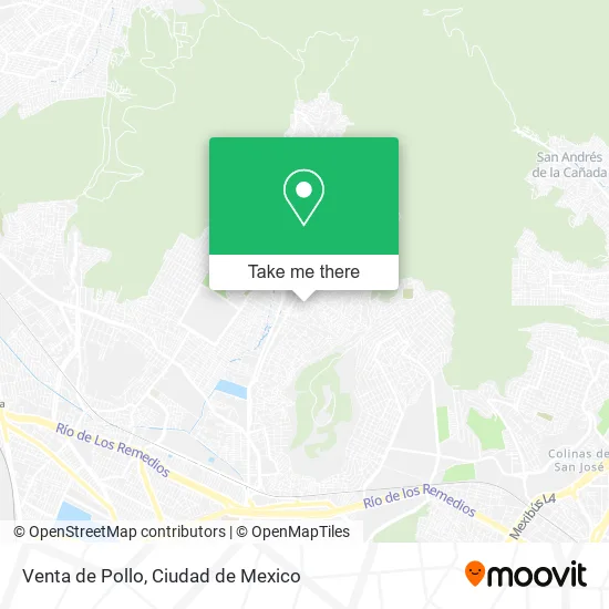 Venta de Pollo map