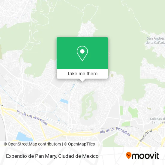 Expendio de Pan Mary map