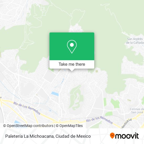 Paletería La Michoacana map