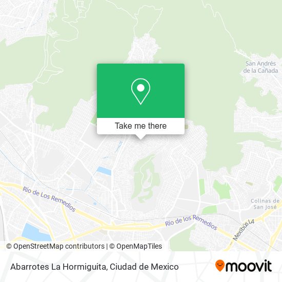 Mapa de Abarrotes La Hormiguita
