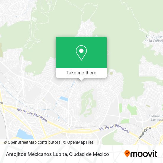Antojitos Mexicanos Lupita map