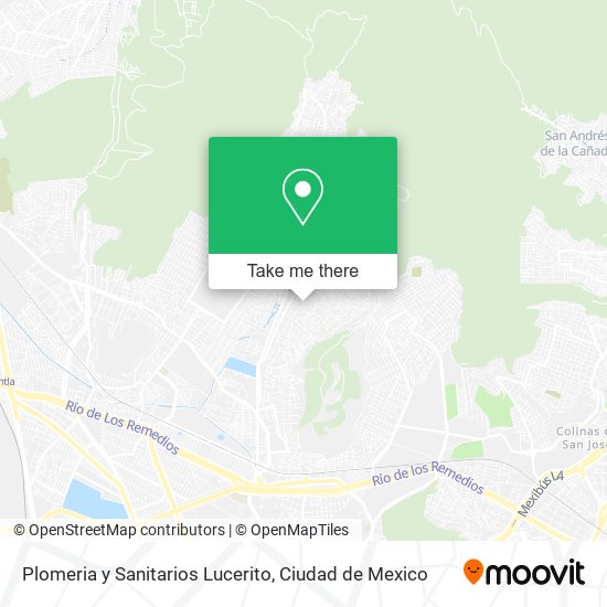 Mapa de Plomeria y Sanitarios Lucerito