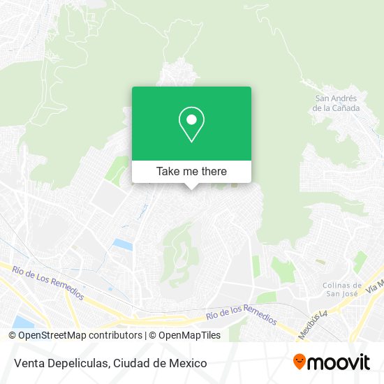 Venta Depeliculas map