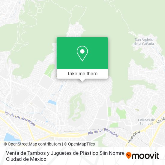 Mapa de Venta de Tambos y Juguetes de Plástico Siin Nomre