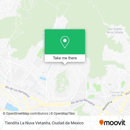 Tiendita La Nuva Vetanita map