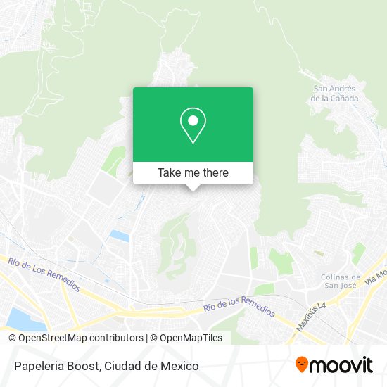 Mapa de Papeleria Boost