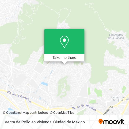 Mapa de Venta de Pollo en Vivienda