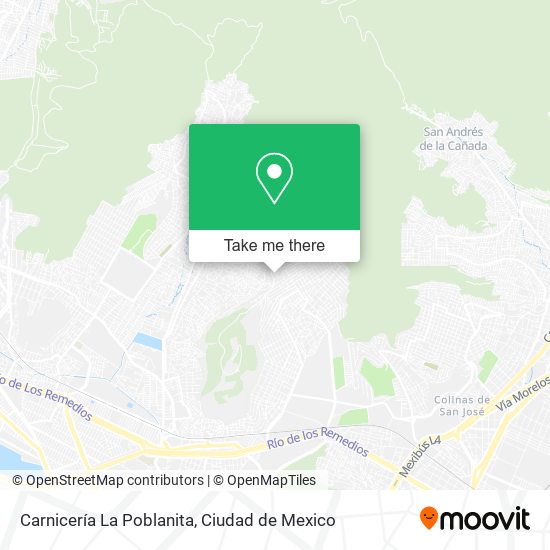 Mapa de Carnicería La Poblanita