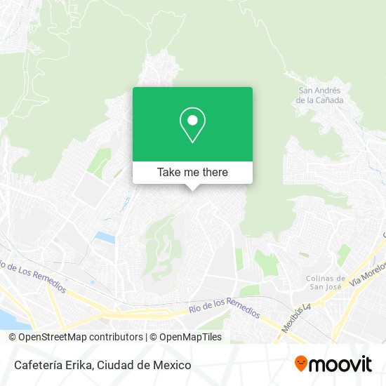 Mapa de Cafetería Erika