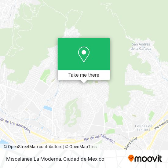 Mapa de Miscelánea La Moderna