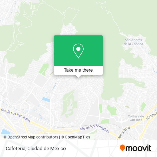 Cafetería map