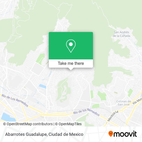 Abarrotes Guadalupe map