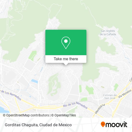 Gorditas Chaguita map