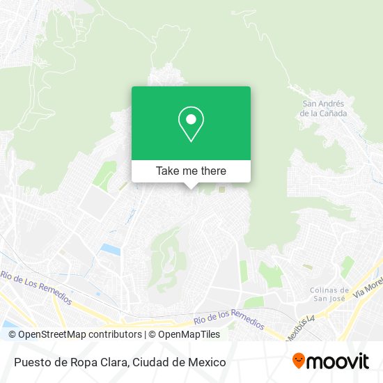Mapa de Puesto de Ropa Clara