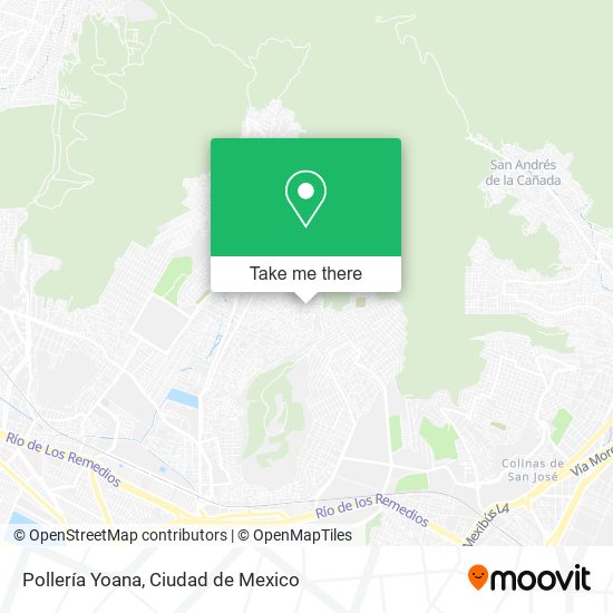 Mapa de Pollería Yoana