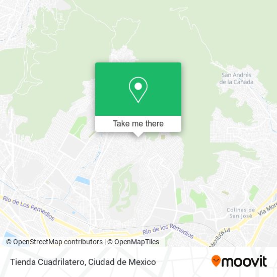 Tienda Cuadrilatero map