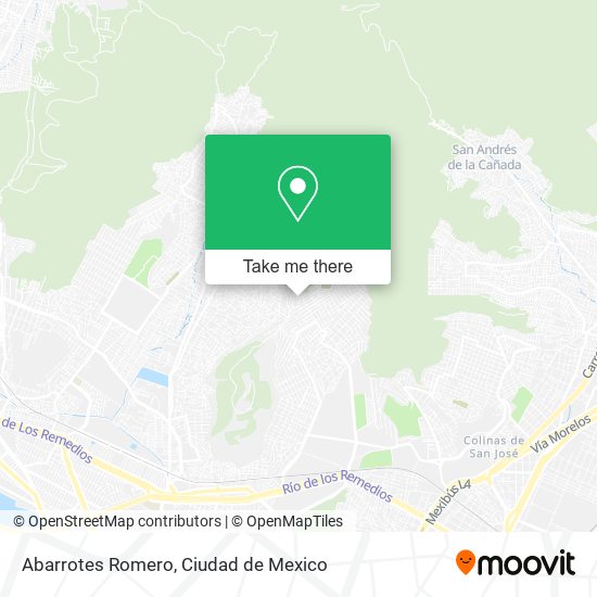 Abarrotes Romero map