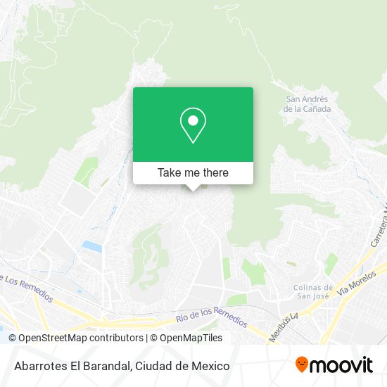 Abarrotes El Barandal map