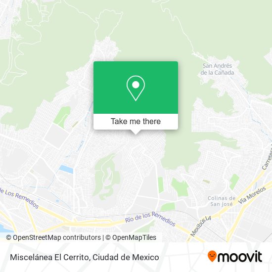 Miscelánea El Cerrito map