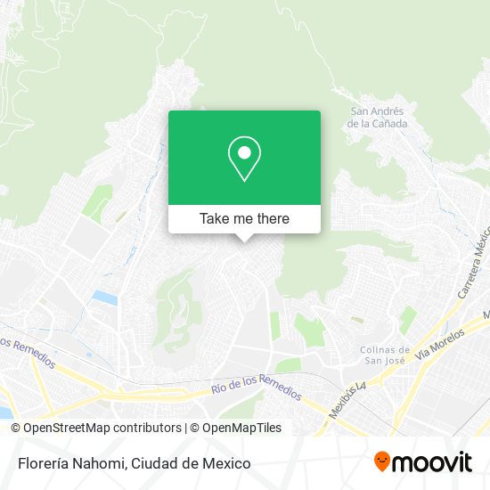 Florería Nahomi map