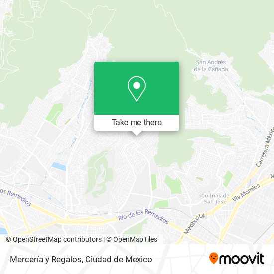 Mapa de Mercería y Regalos