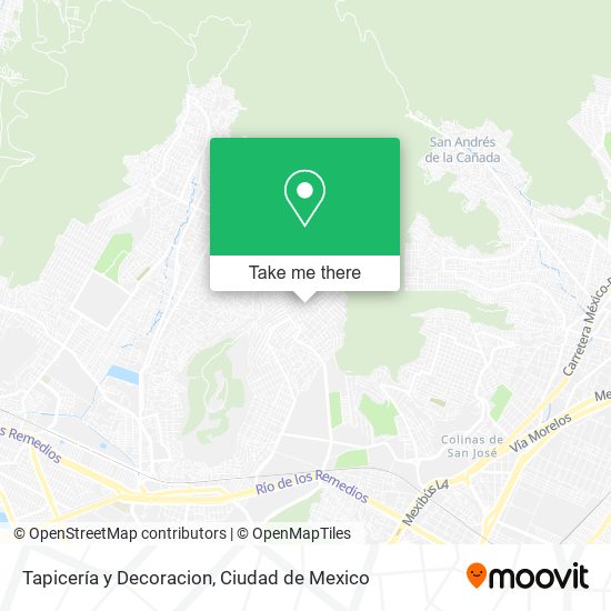 Mapa de Tapicería y Decoracion