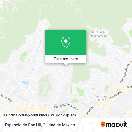 Mapa de Expendio de Pan Lili