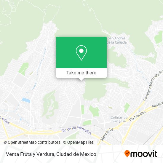 Mapa de Venta Fruta y Verdura