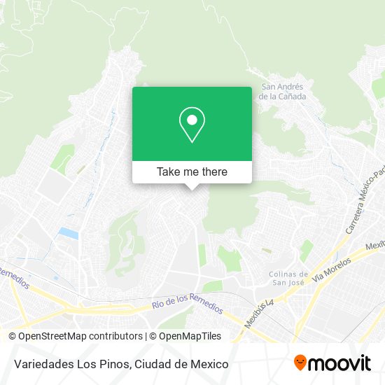 Mapa de Variedades Los Pinos