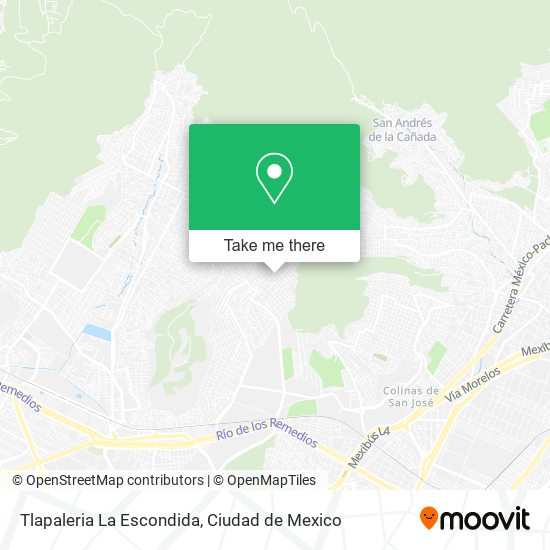 Tlapaleria La Escondida map