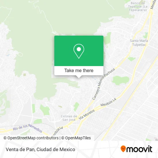 Venta de Pan map