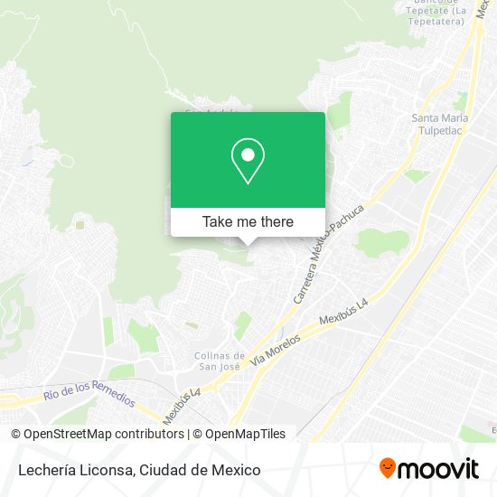 Mapa de Lechería Liconsa