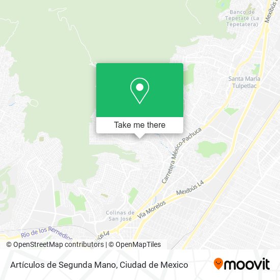 Artículos de Segunda Mano map