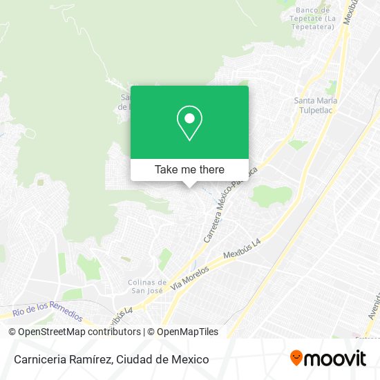 Mapa de Carniceria Ramírez